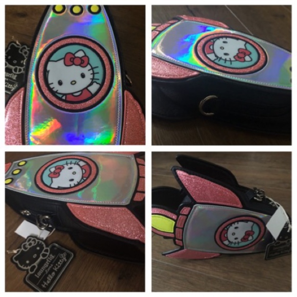 ONE LEFT! HELLO KITTY (Loungefly)-NWT Rocket Bag - Picture 2 of 8